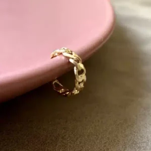 Piercing Fake Slim Dourado - Imagem 2