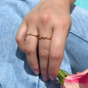 Anel Lira Dourado