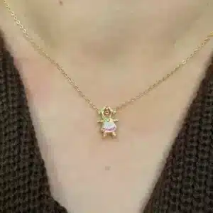 Colar Menina Cravejado