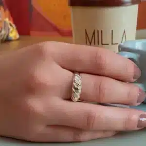 Anel Croissant Prata