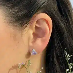 Brinco Briliia Lilás