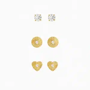 Trio de Brincos Clarity