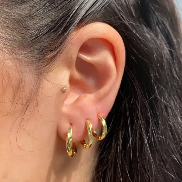 Trio de Argolas Nuvia - Imagem 2